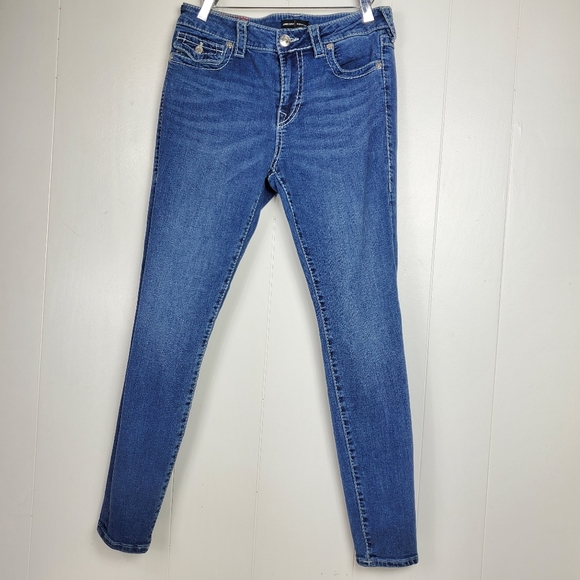 True Religion Denim - True Religion Jeannie curvy mid rise skinny jeans size 28